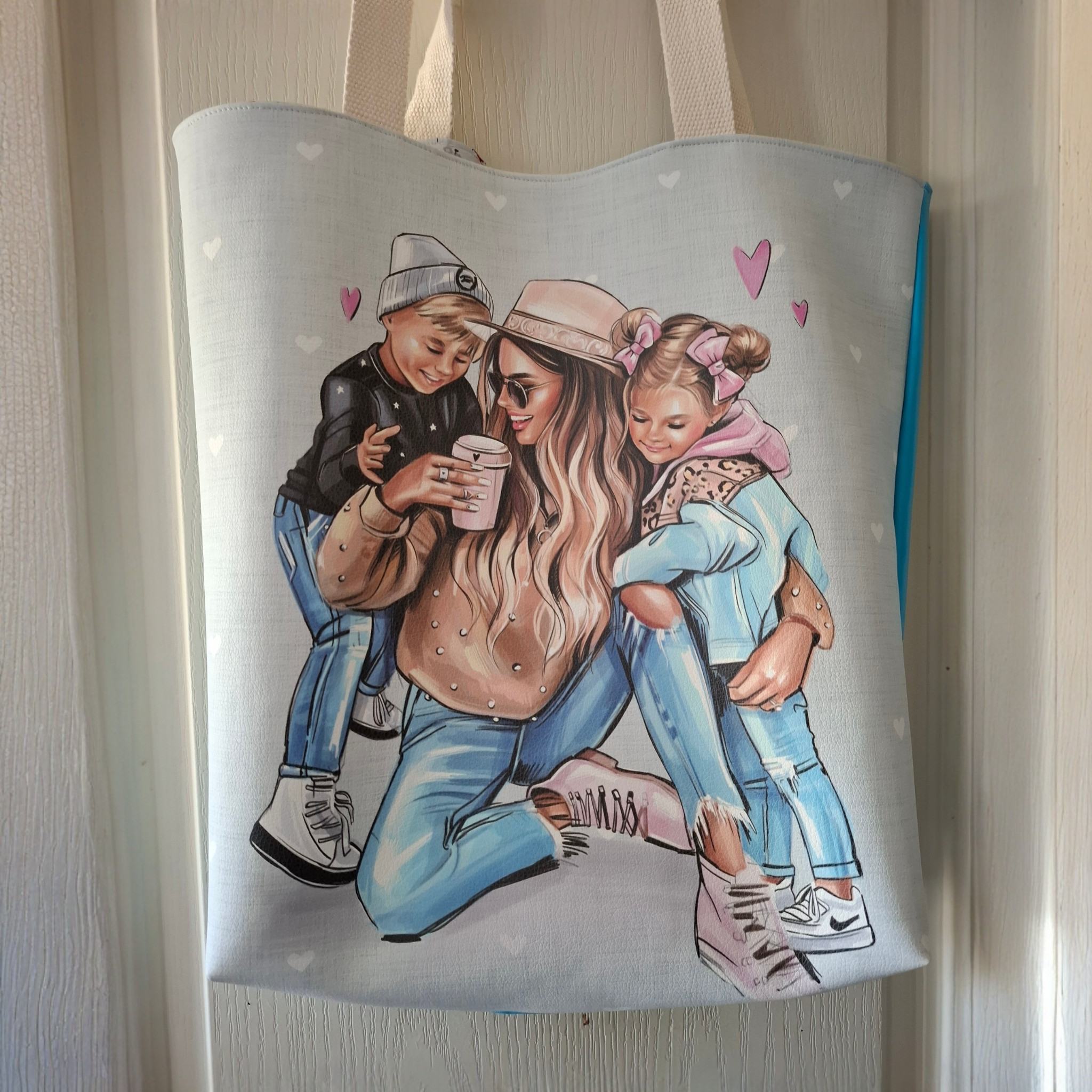 Sac bandoulière type tote bag