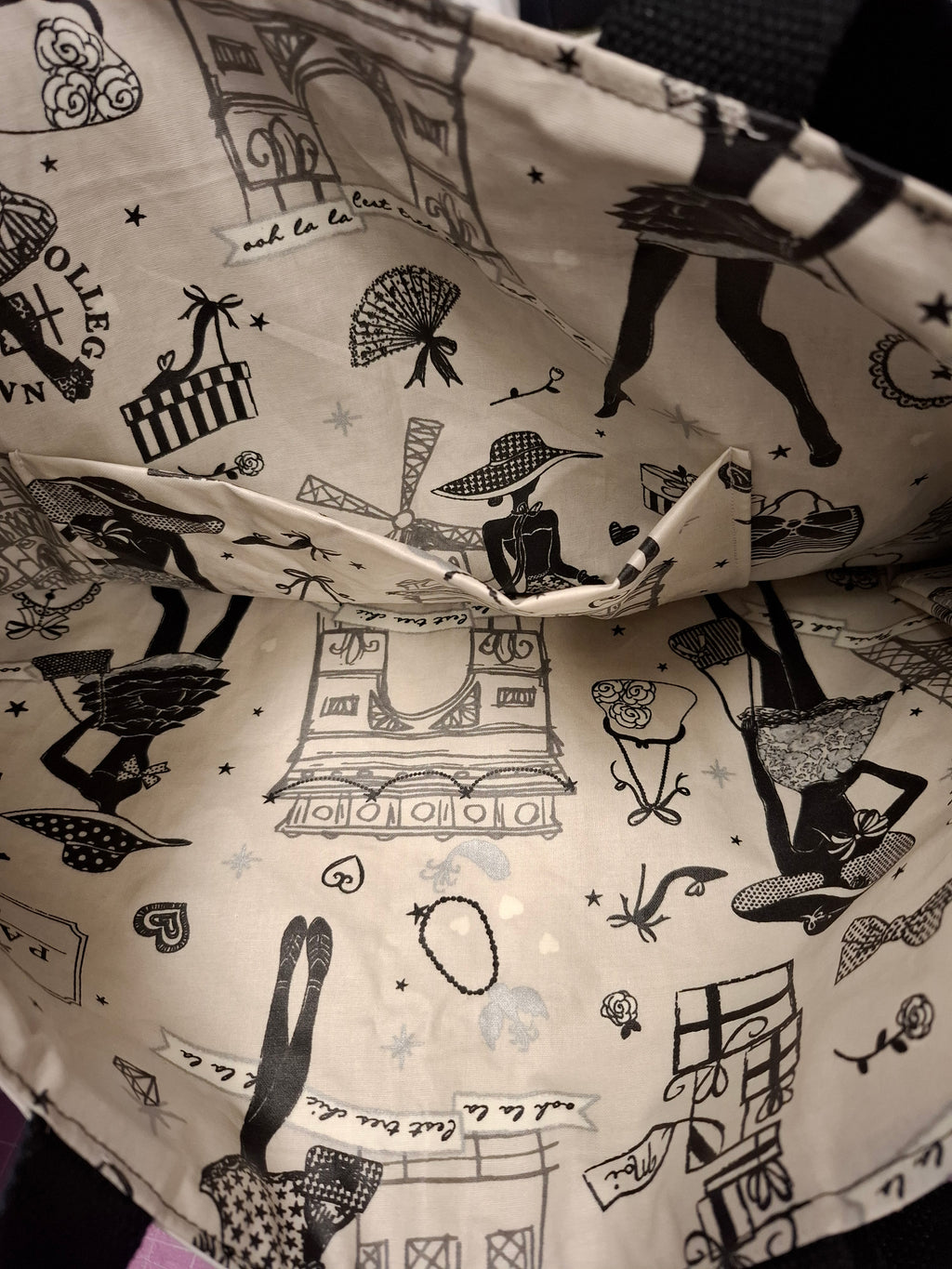 Sac bandoulière type tote bag