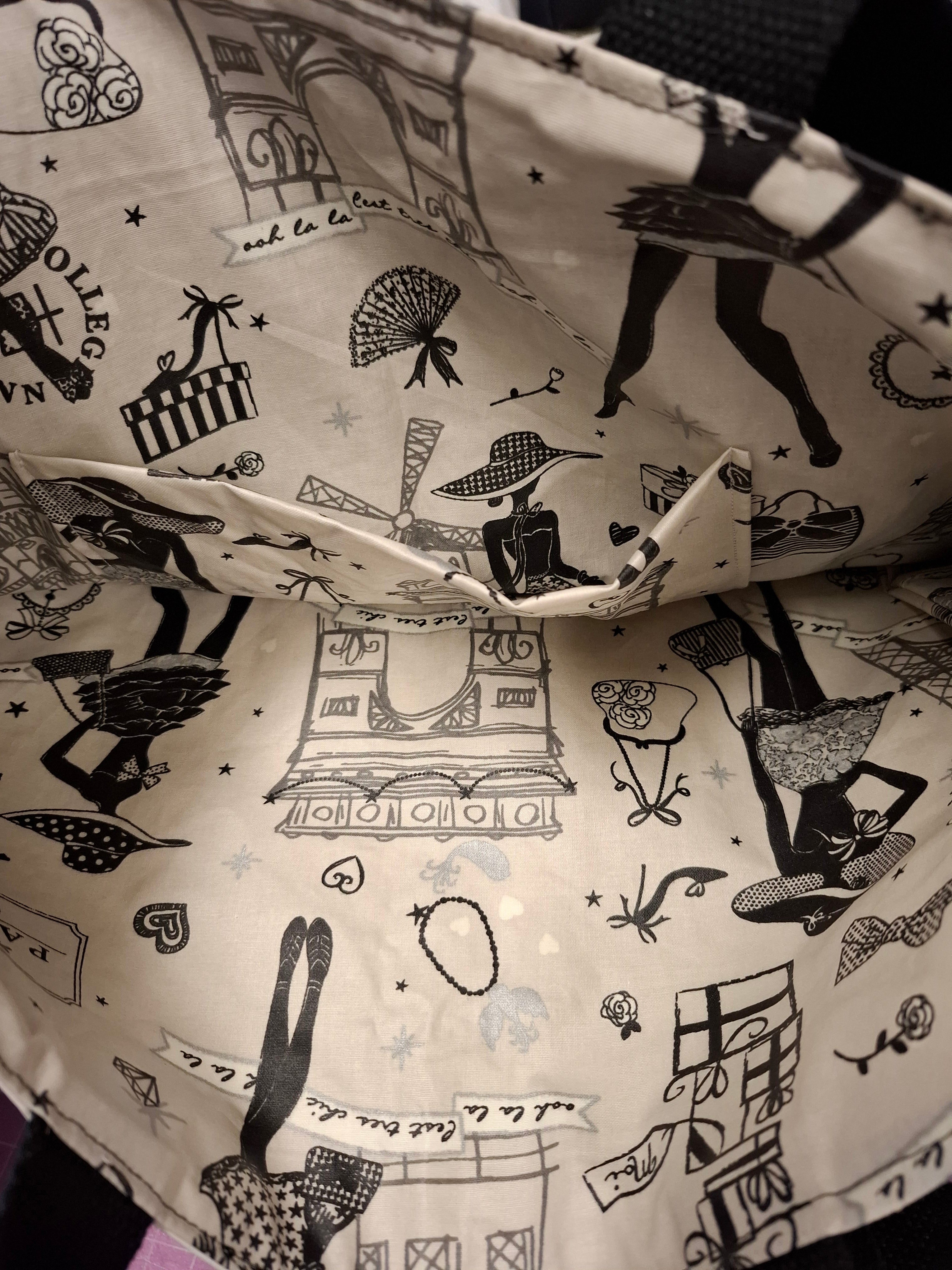 Sac bandoulière type tote bag